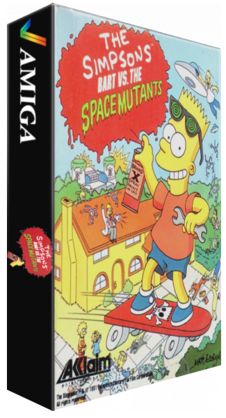Simpsons, The - Bart vs. The Space Mutants — box-3D (EU)