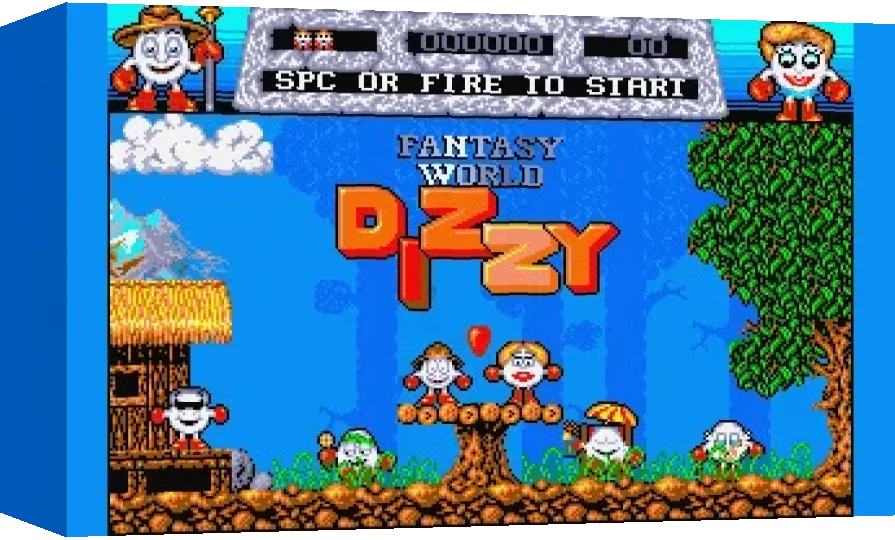 Dizzy's Excellent Adventures — box-3D (WOR)