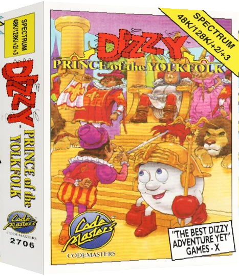Dizzy 6 - Prince Of The Yolkfolk — box-3D (EU)