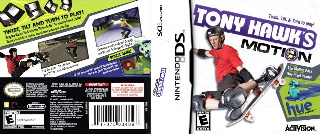 Tony Hawk's Motion — box-texture (US)