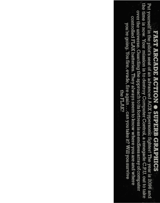 Flak : The Ultimate Flight Experience — box-2D-back (EU)