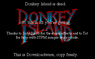 Donkey Island — sstitle (WOR)