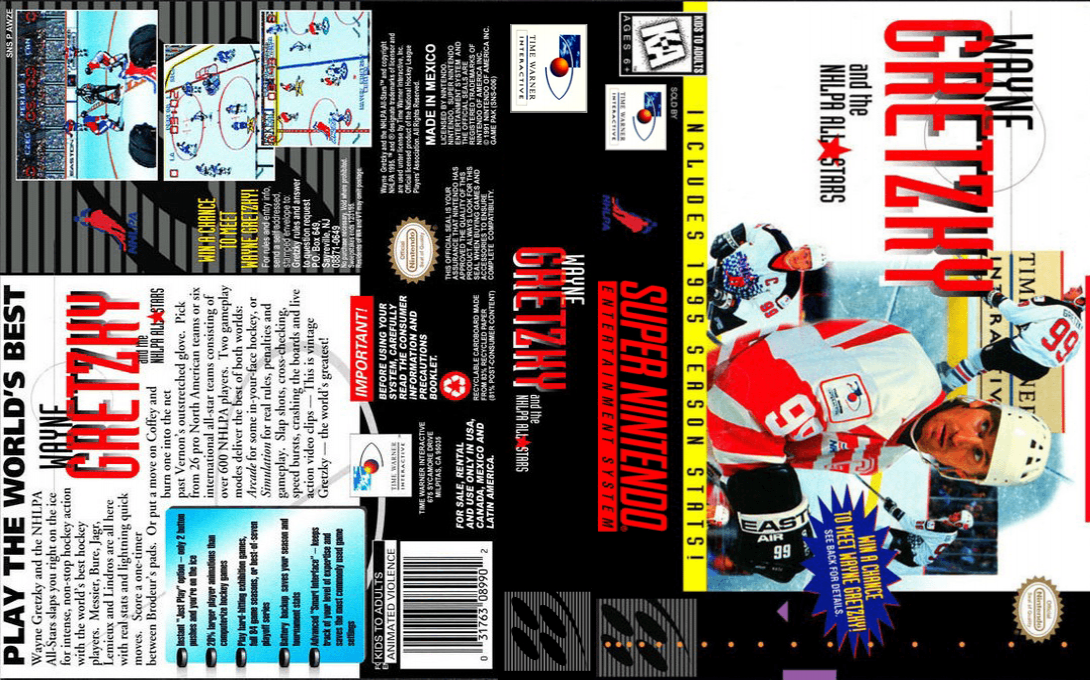 Wayne Gretzky And The Nhlpa All-stars — box-texture (US)