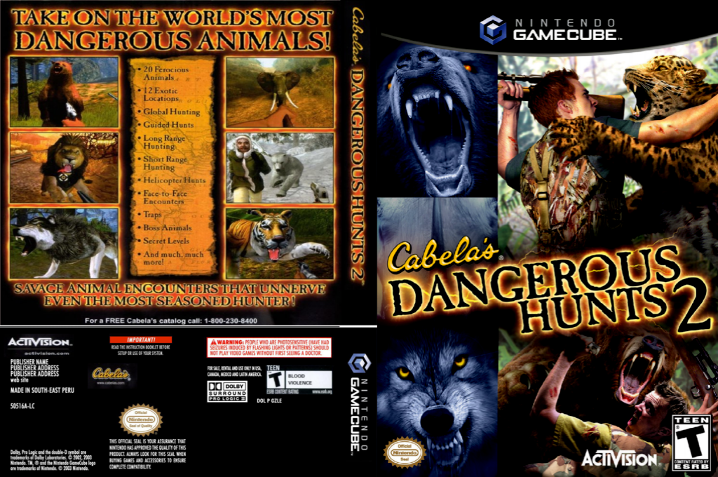 Cabela's Dangerous Hunts 2 — box-texture (US)