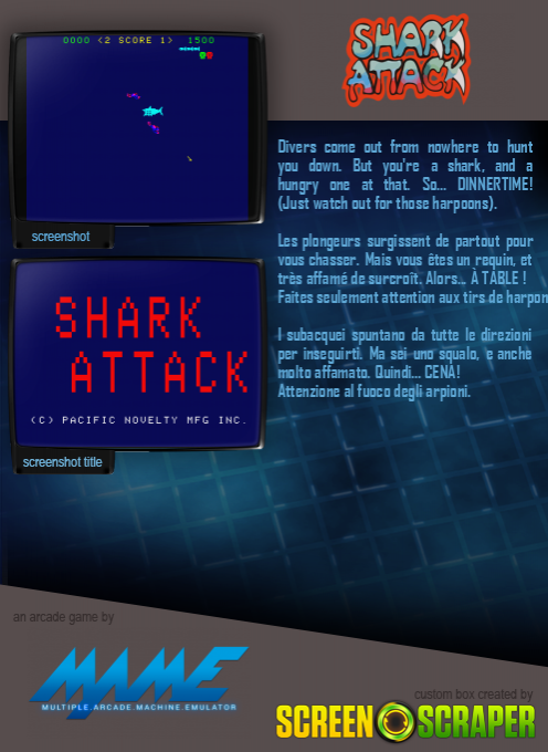 Shark Attack — box-2D-back (SS)