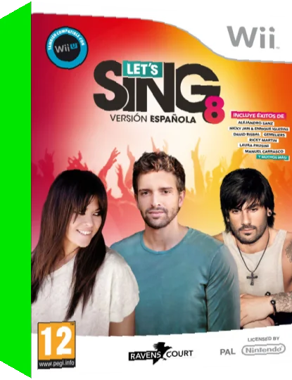 Let's Sing 8 - Version Espanola — box-3D (SP)