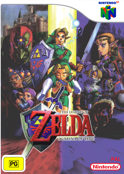 Legend Of Zelda - Ocarina Of Time, The — box-2D (AU)