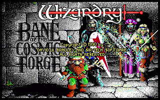 Wizardry - Bane of the Cosmic Forge — sstitle (WOR)