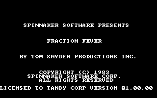 Fraction Fever — sstitle (WOR)