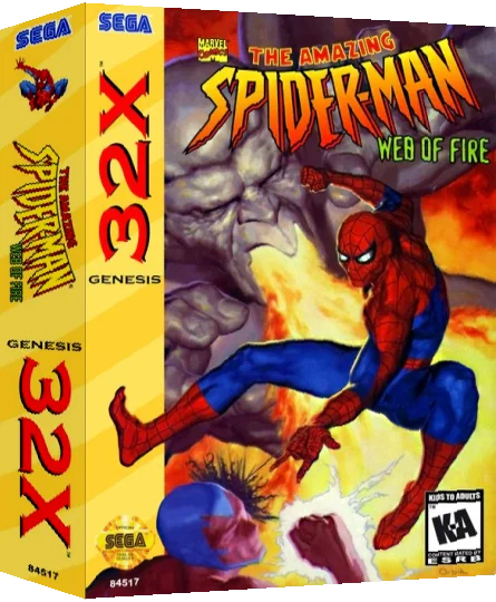 Amazing Spider-Man, The - Web of Fire — box-3D (US)