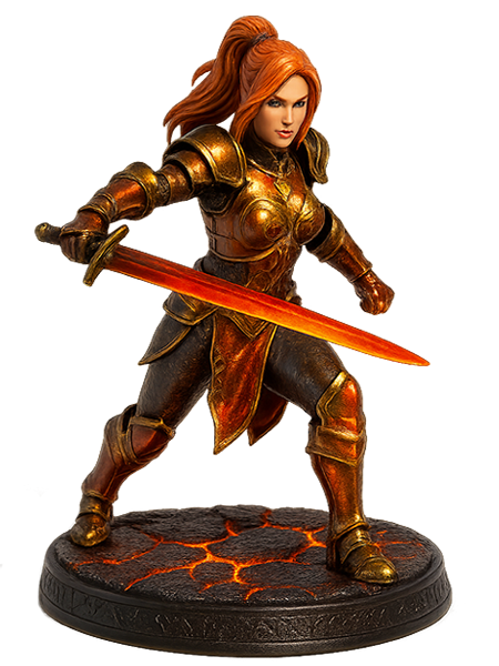 Dungeon Siege III - Treasures of the Sun — figurine