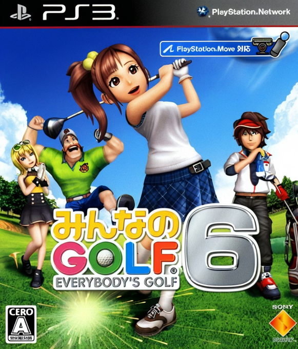 Minna no Golf 6 box art