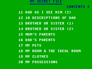 My Secret File — ss (WOR)