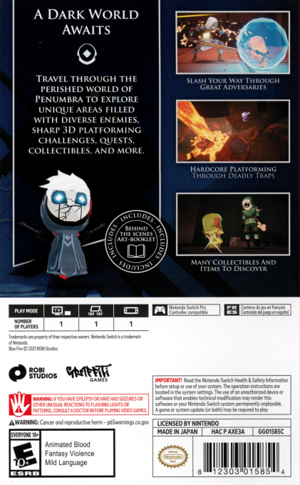 Blue Fire — box-2D-back (US)