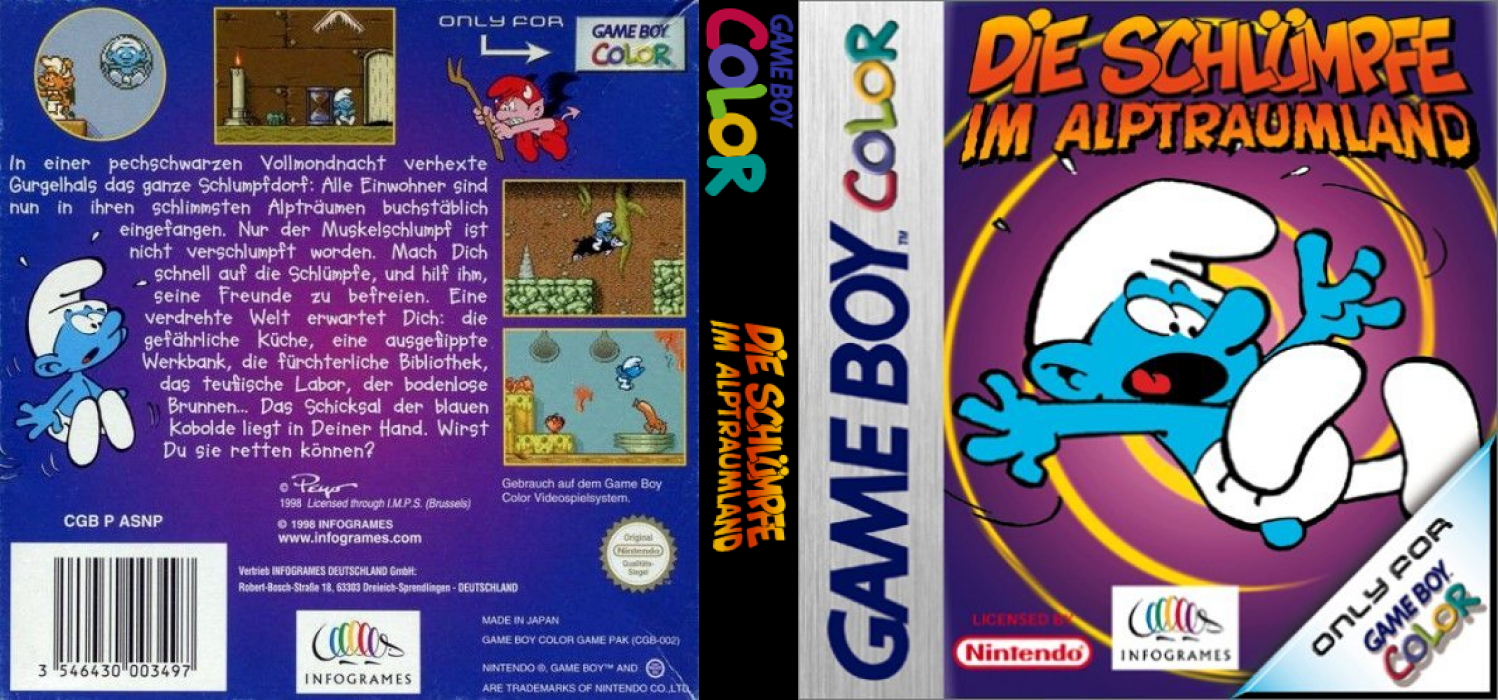 Smurfs Nightmare, The — box-texture (DE)