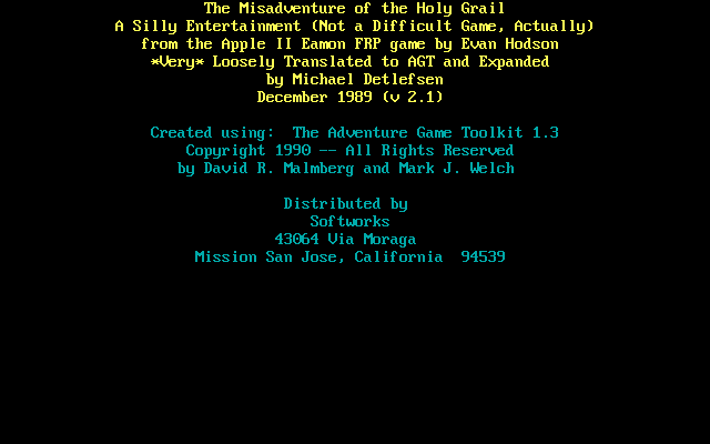 The Misadventure of the Holy Grail — sstitle (WOR)
