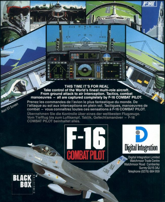 F-16 Combat Pilot — box-2D-back (EU)