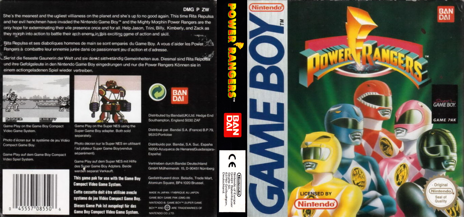 Mighty Morphin Power Rangers — box-texture (EU)