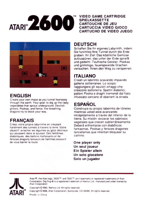 Dig Dug — box-2D-back (EU)