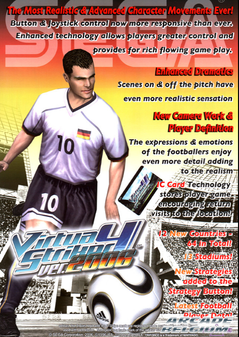 Virtua Striker 4 Ver.2006 — box-2D-back (WOR)