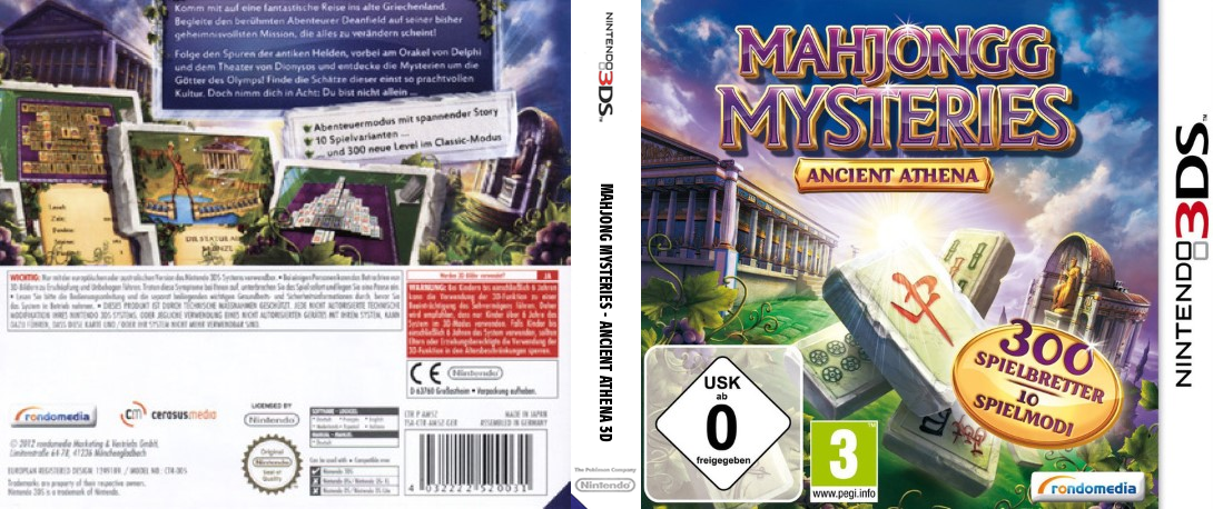 Mahjong Mysteries - Ancient Athena 3d — box-texture (DE)