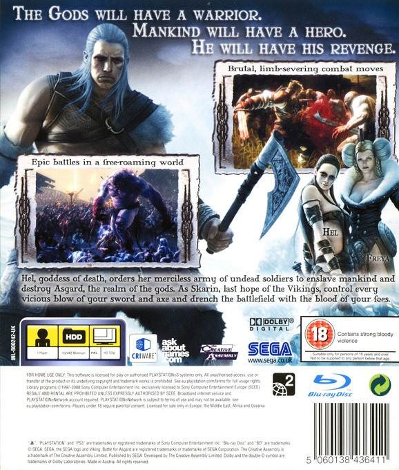 Viking - Battle for Asgard — box-2D-back (EU)