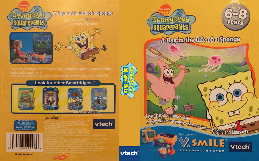 Spongebob Squarepants - A Day In The Life of A Sponge — box-texture (US)
