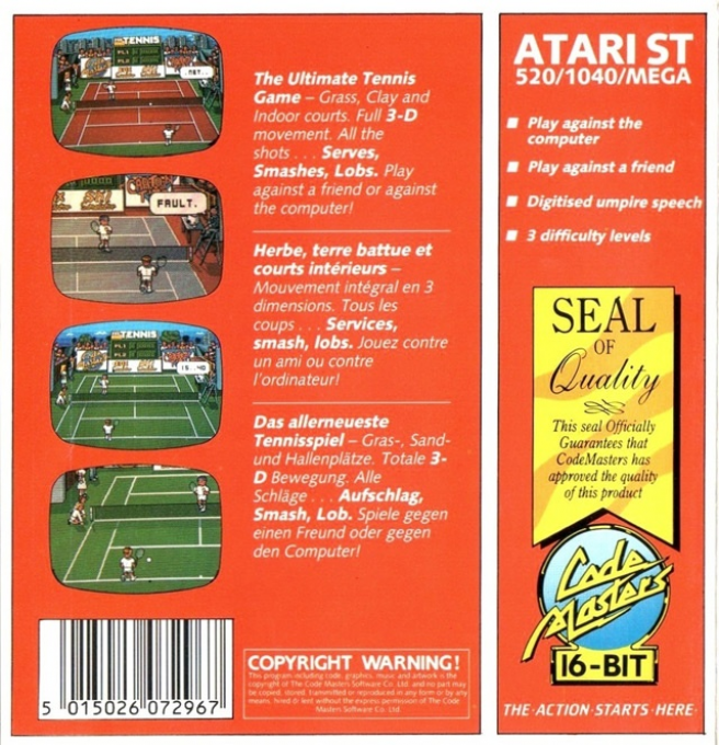 Pro Tennis Simulator — box-2D-back (EU)
