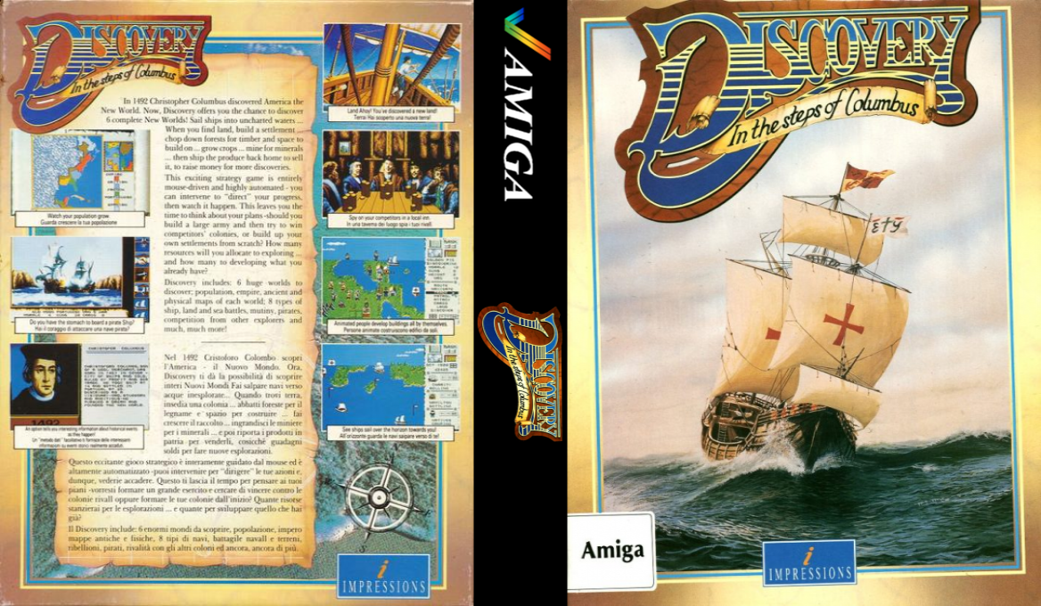 Discovery - In the Steps of Columbus — box-texture (EU)