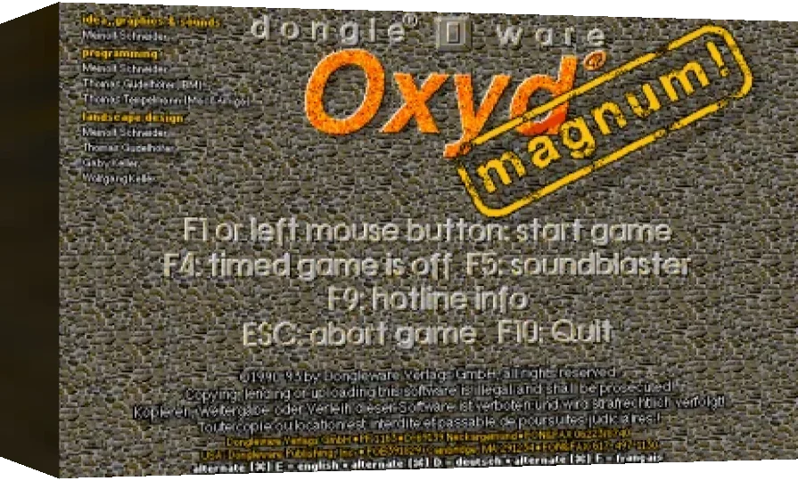 Oxyd magnum! — box-3D (WOR)
