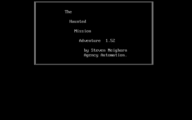 Haunted Mission Adventure — sstitle (WOR)