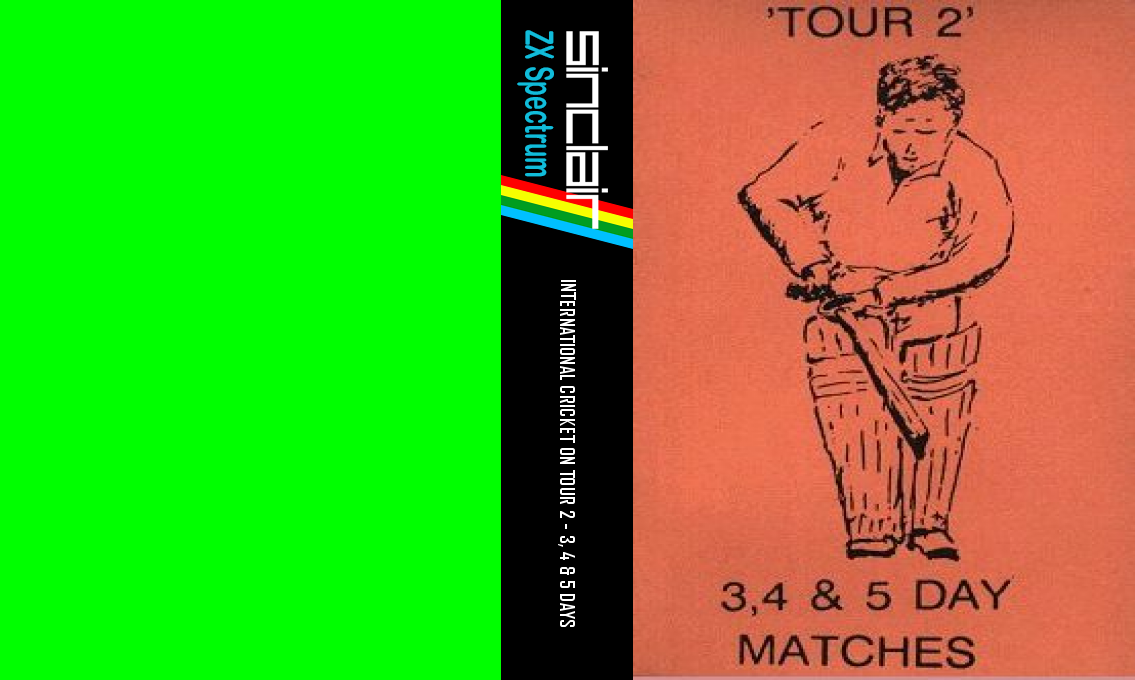 International Cricket on Tour 2 - 3, 4 & 5 Days — box-texture (WOR)