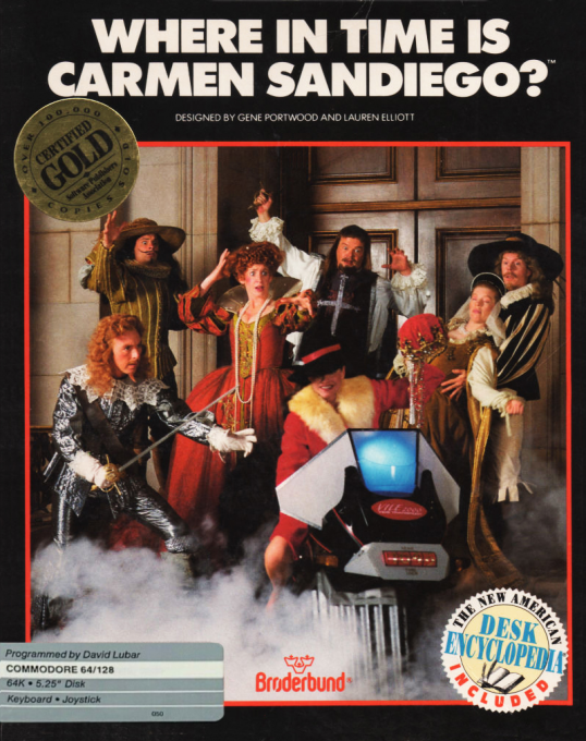 Where in Time Is Carmen Sandiego? box art