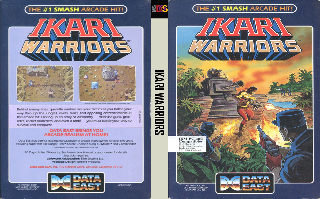 Ikari Warriors — box-texture (US)