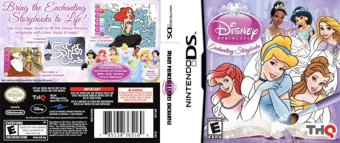 Disney Princess - Enchanting Storybooks — box-texture (US)