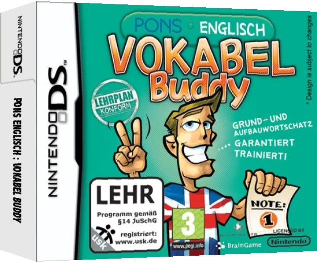 PONS Englisch - Vokabel Buddy — box-3D (DE)