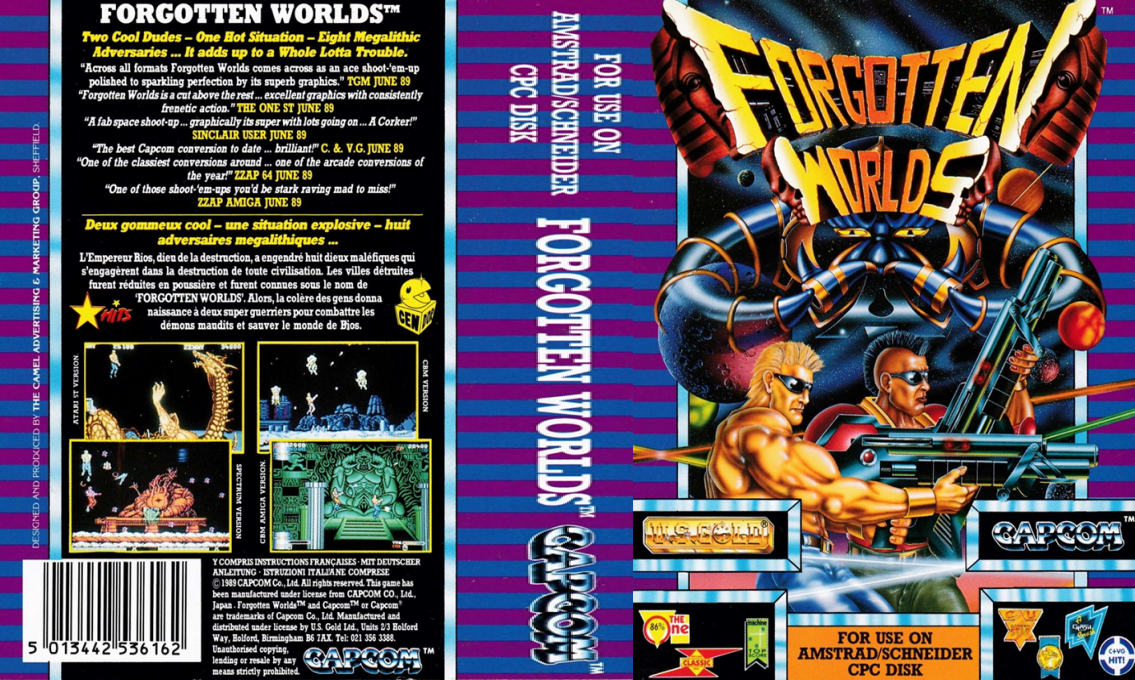 Forgotten Worlds — box-texture (EU)