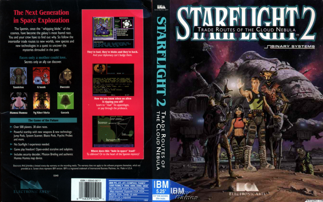 Starflight 2 - Trade Routes Of The Cloud Nebula — box-texture (US)