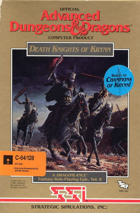 Death Knights Of Krynn box art