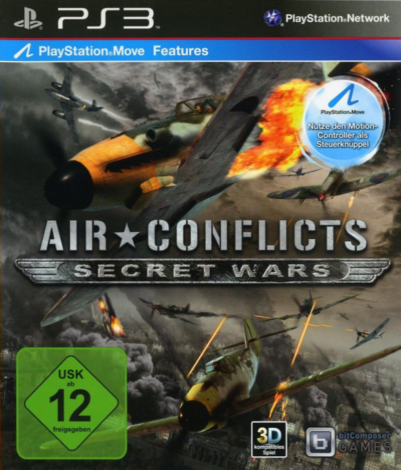 Air Conflicts - Secret Wars — box-2D (DE)