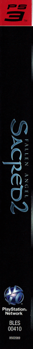 Sacred 2 - Fallen Angel — box-2D-side (EU)