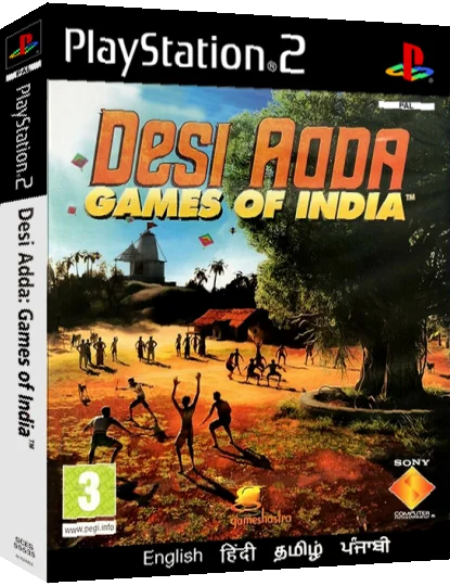 Desi Adda - Games of India — box-3D (EU)