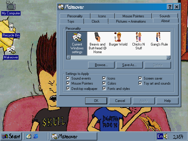 Beavis and Butt-Head in Calling All Dorks — ss (WOR)