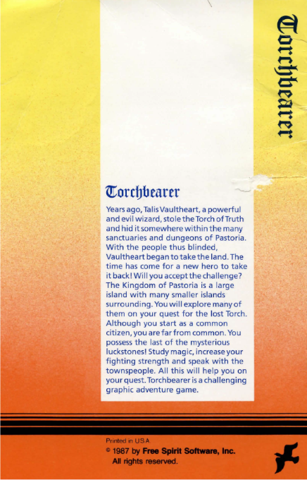 Torchbearer — box-2D-back (US)