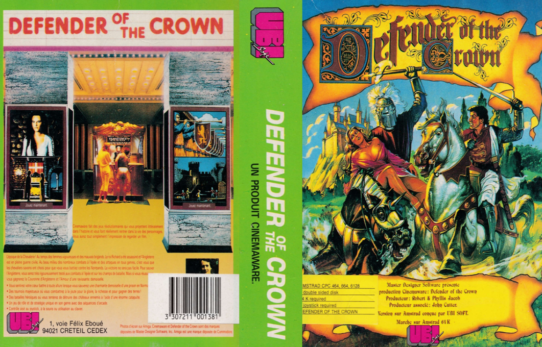 Defender Of The Crown — box-texture (FR)
