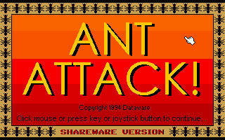 Ant Attack! box art