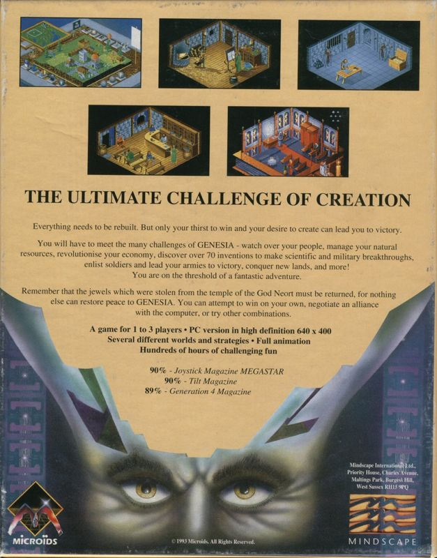 Ultimate Domain — box-2D-back (EU)