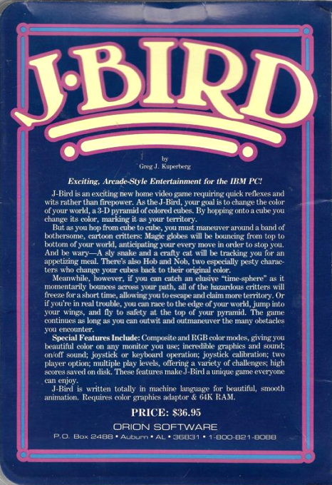 J-Bird — box-2D-back (US)