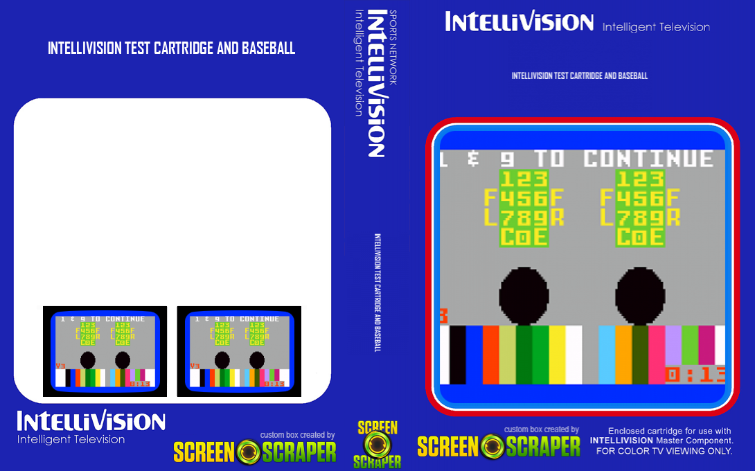 Intellivision Test Cartridge And Baseball — box-texture (SS)