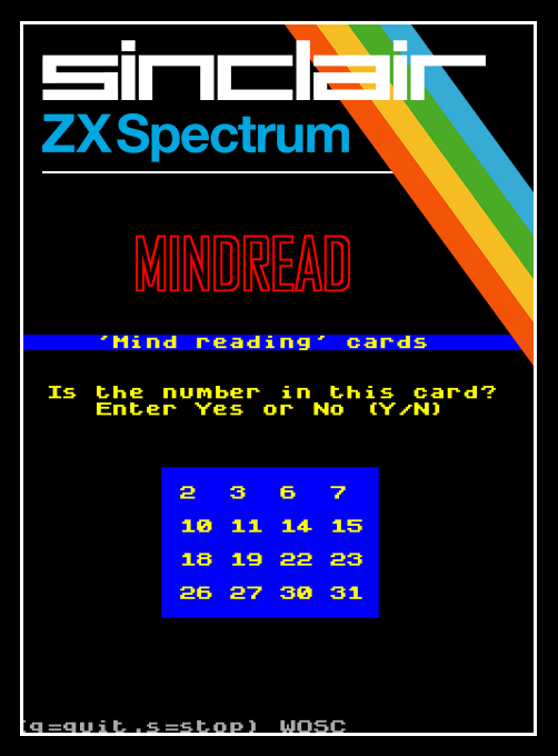 Mindread box art